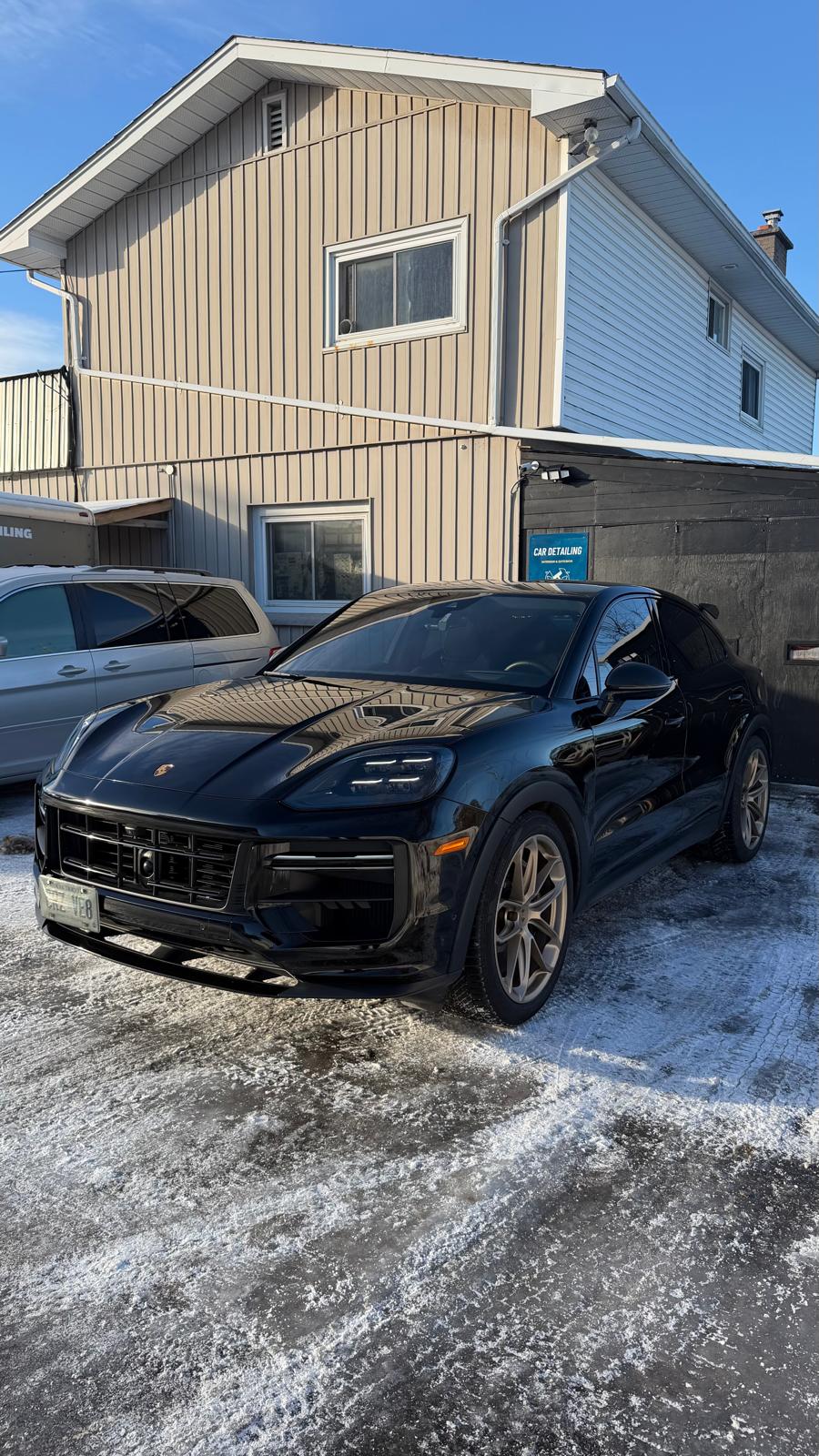 Valet service - Porsche at Limestone Car Detailing location